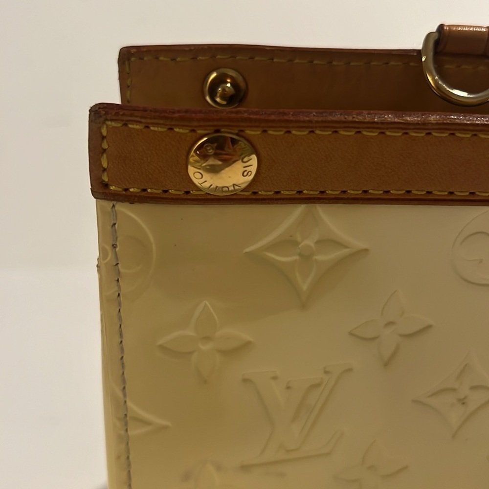 Louis Vuitton monogram vernis Roxbury Drive yellow handbag LM0076 - Picture 11 of 14